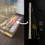 CHIMENEA A GAS PARA INTERIOR 120CM ENCENDIDO SWITCH